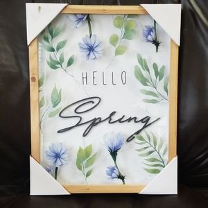Beautiful Spring shadow box NWT🌼